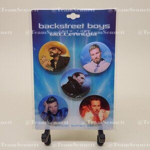 Backstreet Boys Button Pin Set // Into the Millennium Las Vegas Residency 2025
